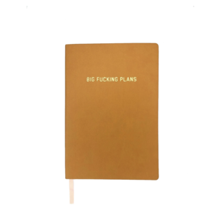 Big Fucking Plans Pocket Journal - Goldenrod