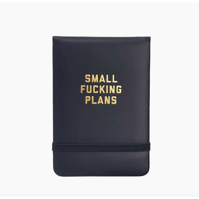 Small Fucking Plans Pocket Journal - Black