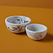 Marbled Cement Nesting Bowls, Set of 2