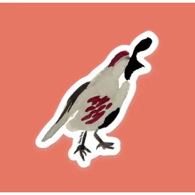 "Desert Quail" Sticker