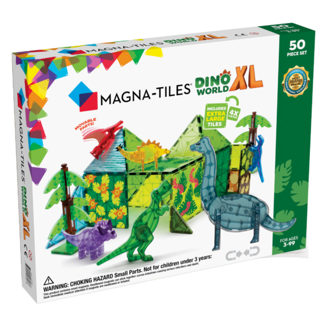 Magna-Tiles® Dino World 50 piece set XL