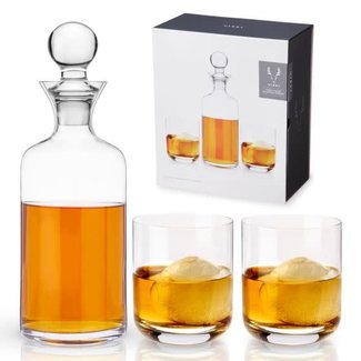 Modern Liquor Decanter & Tumblers Gift Set