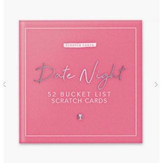 Date Night Bucket List Scratch Cards