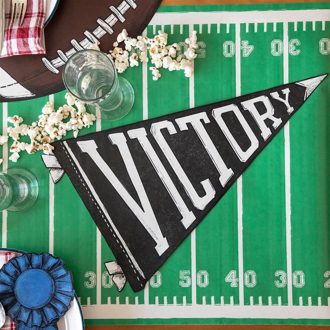 DIE CUT PENNANT PLACEMAT - 12 SHEETS