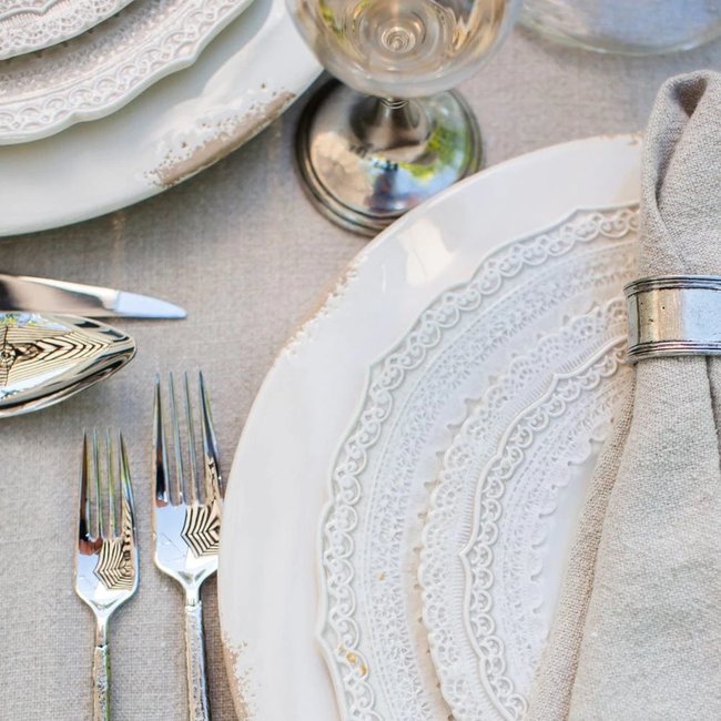 arte italica Finezza Cream Dinner Plate