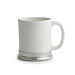 Tuscan Ceramic Mug White (pewter)