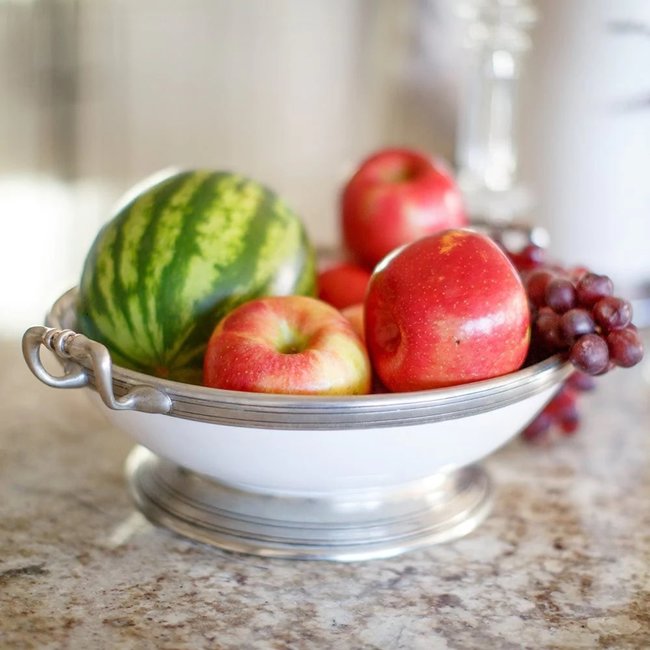Tuscan Medium Footed Bowl with Handles