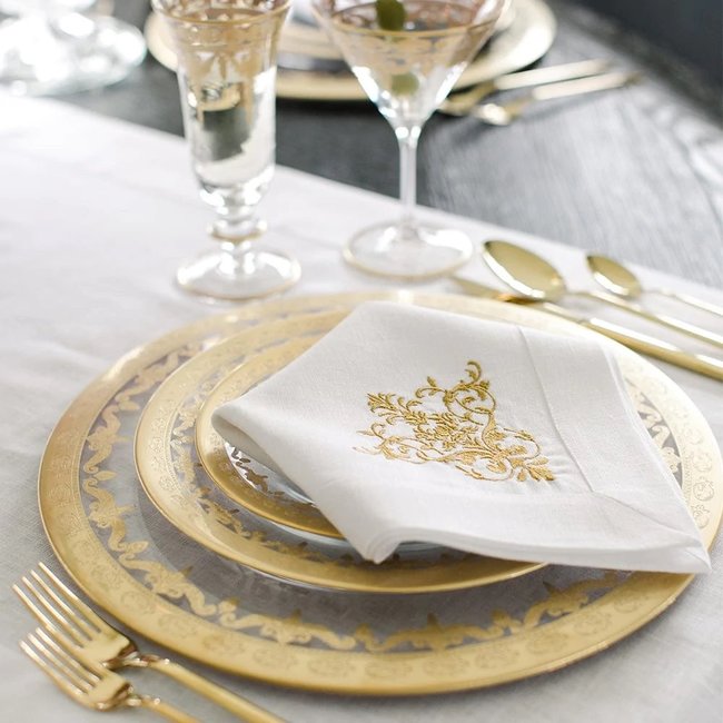 Vetro Gold Dinner Plate