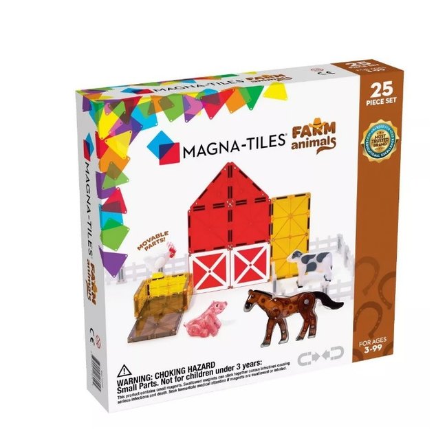 Magna-tiles Magna-Tiles Farm Animals 25 piece set