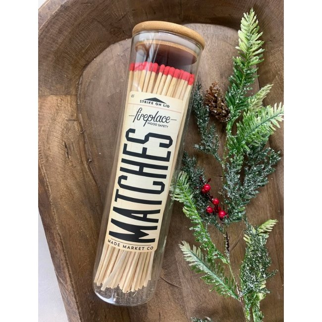 made market co. Fireplace Matches- Red