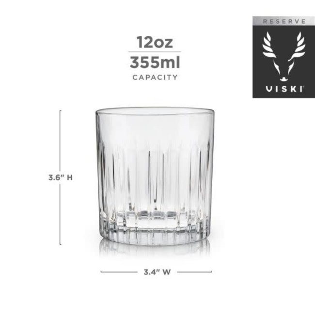 Reserve Milo Crystal Rocks Glass