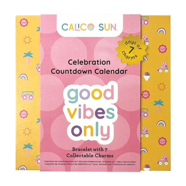 Celebration Countdown  Calendar - Good Vibes Only