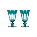 Rialto Glass Tulip Dark Green