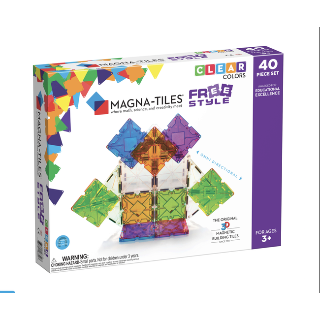 Magna-tiles Magna-Tiles Freestyle 40 Piece Set