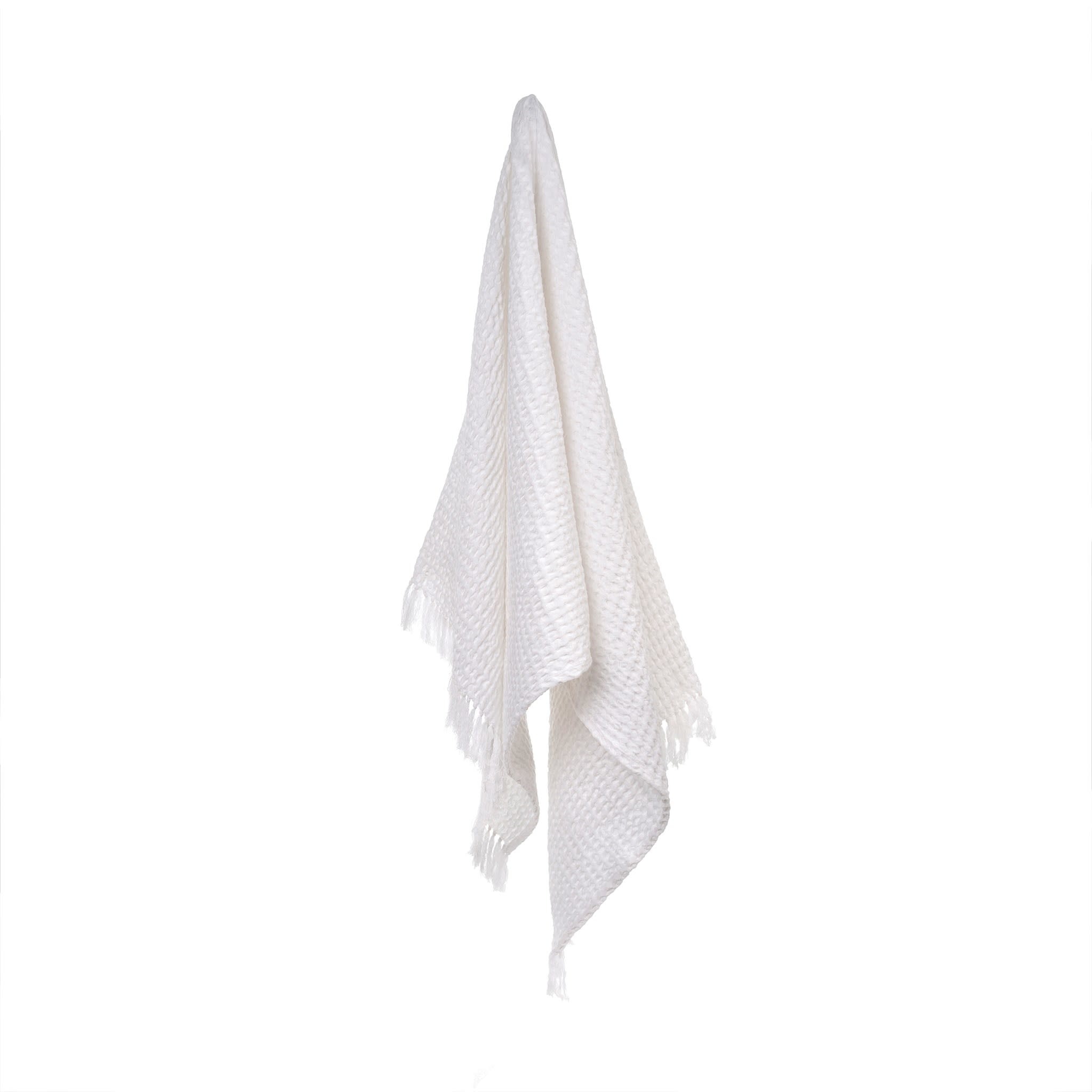 Waffle Hand Towel White - urbAna