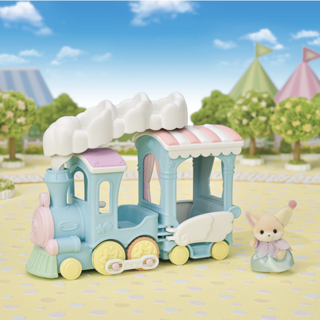 Calico Critters Floating Cloud Rainbow Train