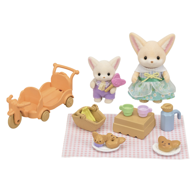 Sunny Picnic Set - Fennec Fox Sister & Baby