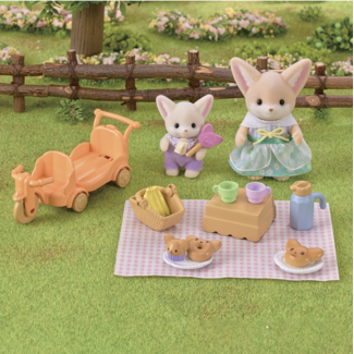Sunny Picnic Set - Fennec Fox Sister & Baby