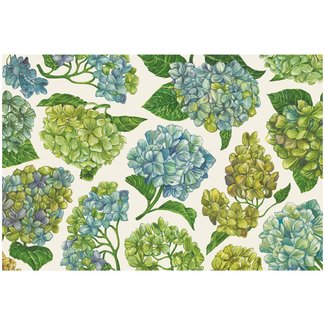 Blooming Hydrangea Paper Placemats