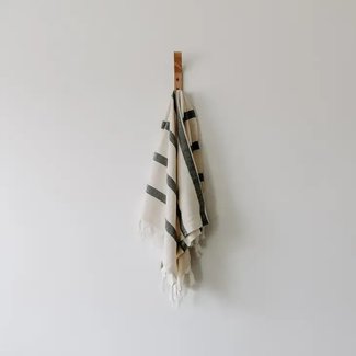 Turkish Cotton + Bamboo Hand Towel - Single Stripe