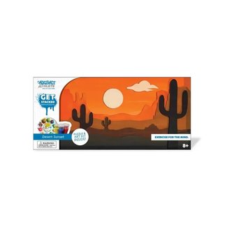 Paint & Puzzle Kit: Desert Sunset