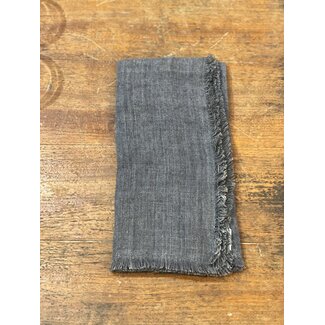 Lina Linen napkin, Coal