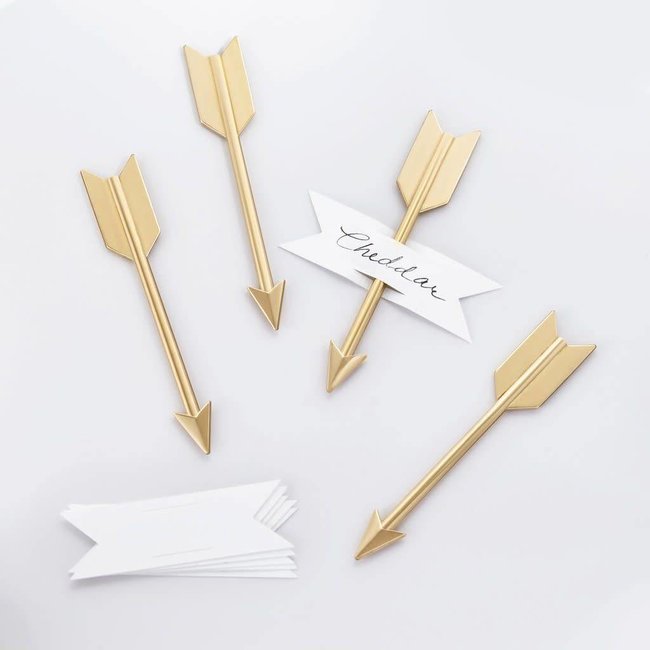 Arrow Cheese Set Brass