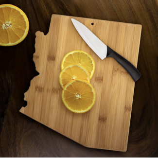 AZ Shaped Serving & Cutting Board