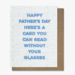 Dad Glasses - Father's Day Card