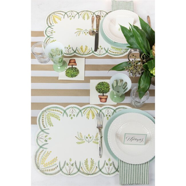 Kraft White Classic Stripe Runner