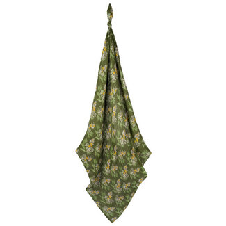 Bamboo Swaddle - Green Floral