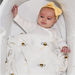 Bee-Utiful Baby Swaddle Blanket