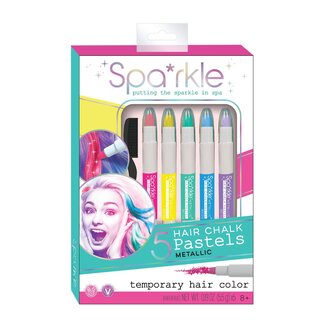 5 Metallic Hair Chalk Pastels
