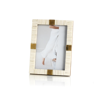 Maha Bone With Brass Trim Frame 5 x 7