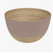 Large Tall Matte Bamboo Serving Bowl - Blush