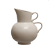 Stoneware Pitcher, White (Each One Will Vary)