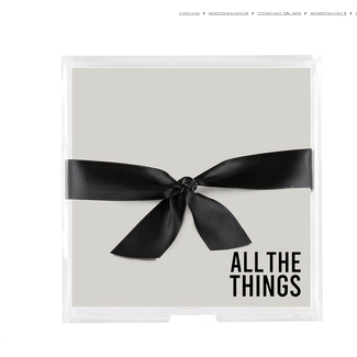 santa barbara design Acrylic Notepaper Tray - All the Things