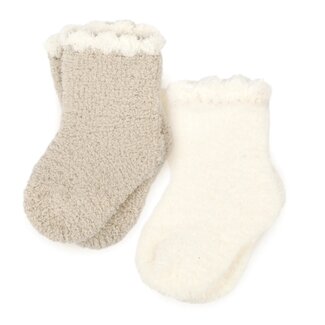 BABY SOCKS SET - SOLID WITH TRIM