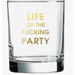 Life of the Party Rocks Glass