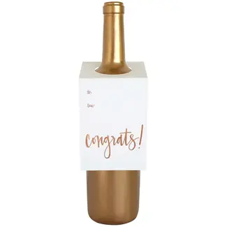 Congrats Wine Tag