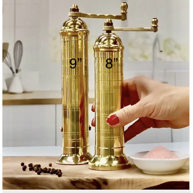 Brass Mill' - 9" Pepper Grinder