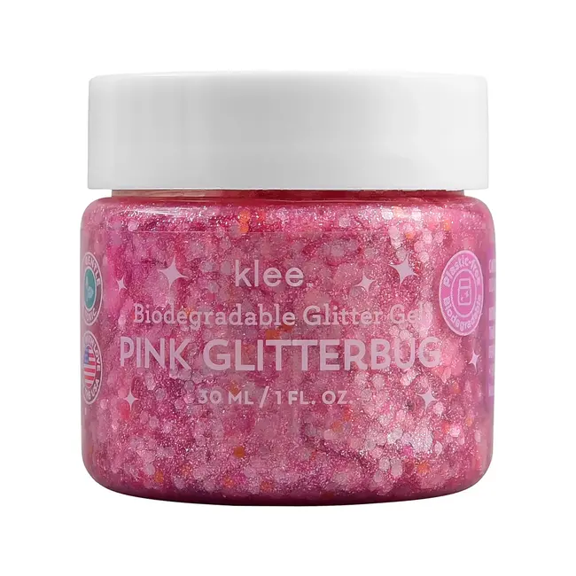 Pink Glitterbug Glitter Gel 1oz