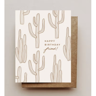 Cactus Birthday Card