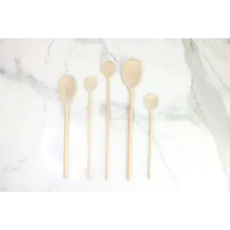 Beechwood Cooking Spoons, Set of 5