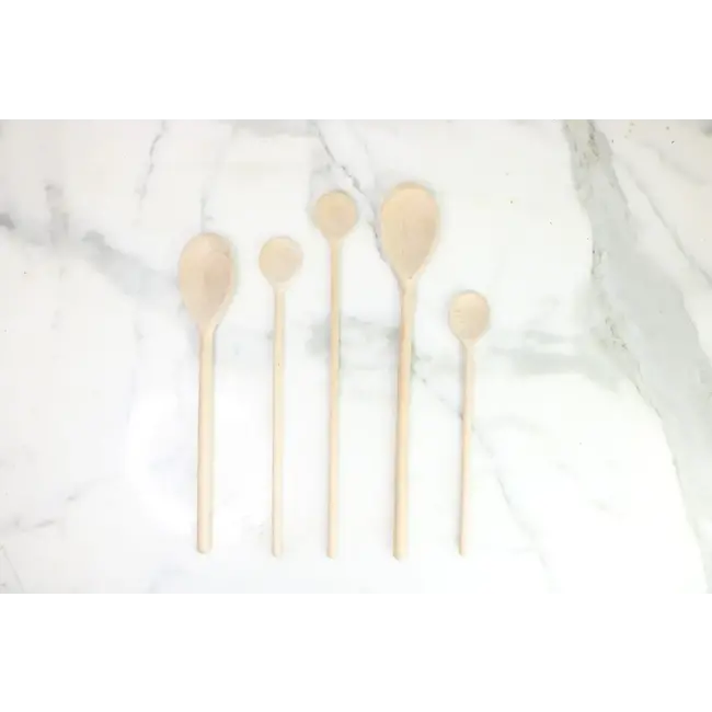 Beechwood Cooking Spoons, Set of 5