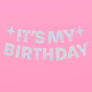 It's My Birthday Banner  - Shimmer