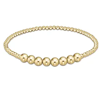 Enewton Designs CLASSIC GOLD BEADED BLISS 2.5MM BEAD BRACELET - 5MM GOLD