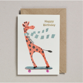 Confetti Pets Cards - Happy Birthday Giraffe