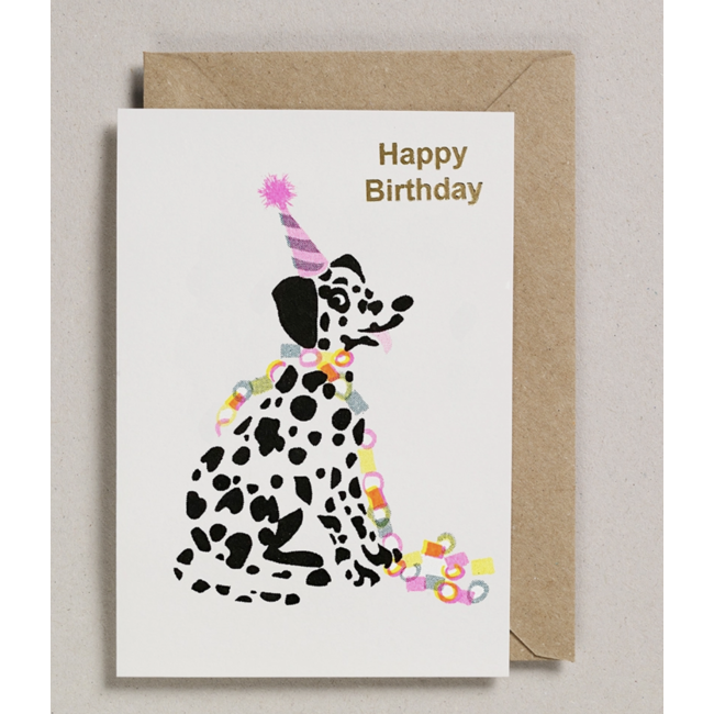 Confetti Pets Cards - Happy Birthday Dalmatian