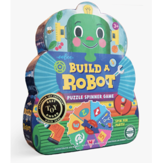 Build A Robot Shaped Box Spinner Game